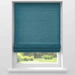 Kwantum Vouwgordijnen|Gordijnen*Gordijn Bregje Blauw