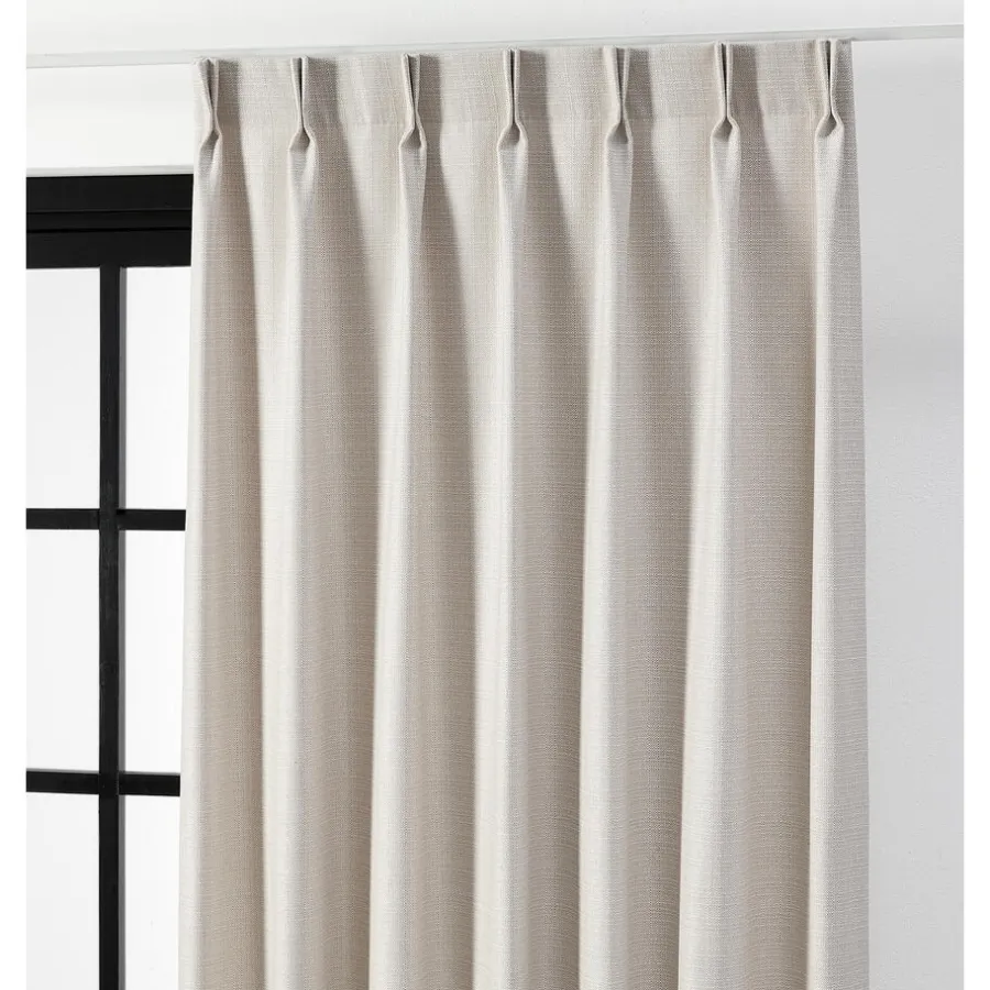 Kwantum Vouwgordijnen|Gordijnen*Gordijn Liv Naturel