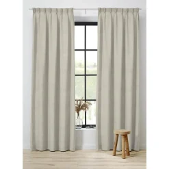 Kwantum Vouwgordijnen|Gordijnen*Gordijn Lou Naturel