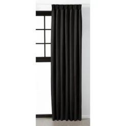 Kwantum Vouwgordijnen|Gordijnen*Gordijn Mila Zwart