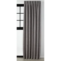 Kwantum Vouwgordijnen|Isolerende Gordijnen*Gordijn Muck Donkergrijs Dr.Grijs