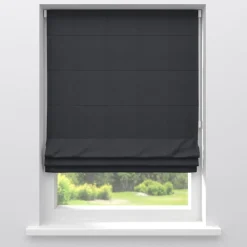 Kwantum Vouwgordijnen|Gordijnen*Gordijn Phileine Antraciet