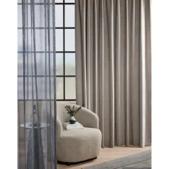 Kwantum Vouwgordijnen|Gordijnen*Gordijn Sandra Lichtgrijs