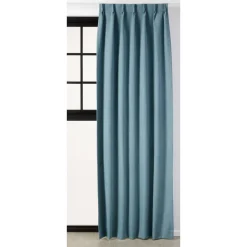 Kwantum Vouwgordijnen|Gordijnen*Gordijn Thijs Blauw