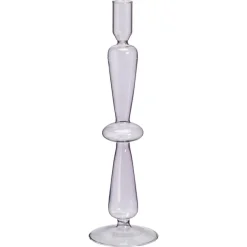 Kwantum Kandelaars|Kandelaars*Kandelaar Aveley Lila ø 8x31 Cm