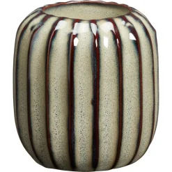 Kwantum Kandelaars|Kandelaars*Kandelaar Eton Beige ø 8x9 Cm Ø008X009CM