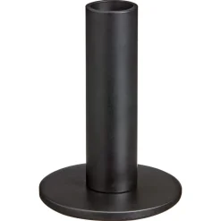 Kwantum Kandelaars|Kandelaars*Kandelaar Lagoni Zwart - 9 Cm