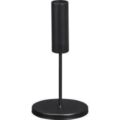 Kwantum Kandelaars|Kandelaars*Kandelaar Reims Zwart 17 Cm 017CM