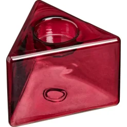 Kwantum Kandelaars|Kandelaars*Kandelaar Triangle Wijnrood Aubergine