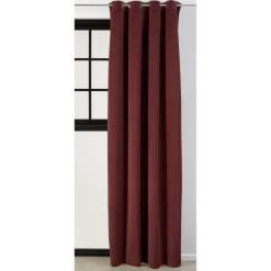 Kwantum Kant En Klaar Gordijnen|Gordijnen*Kant En Klaar Gordijn Valerie Rood Bruin RoodBruin