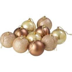 Kwantum Kerstballen & Kerstornamenten*Kerstbal 10 Stuks Koper