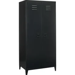 Kwantum Lockerkasten|Kledingkasten & Kledingrekken*Kledingkast Leipzig Zwart