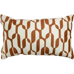 Kwantum Sierkussens*Kussen Lesina Koper 30x50 Cm