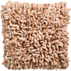 Kwantum Sierkussens*Kussen Lusso Taupe 43x43 Cm