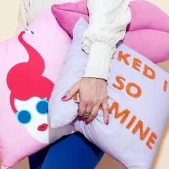 Kwantum Sierkussens*Kussen Mine Paars 45x45 Cm