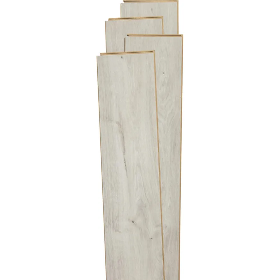 Kwantum Tegellook Laminaat|Extra Breed Laminaat*Laminaat Surrey Licht Grijs Je berekent hoeveel meters je nodig hebt door lengte en breedte in te vullen