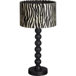 Kwantum Lampenvoeten*Lampvoet Teshu Zwart