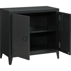 Kwantum Lockerkasten*Lockerkast Leipzig 2-Deurs Zwart