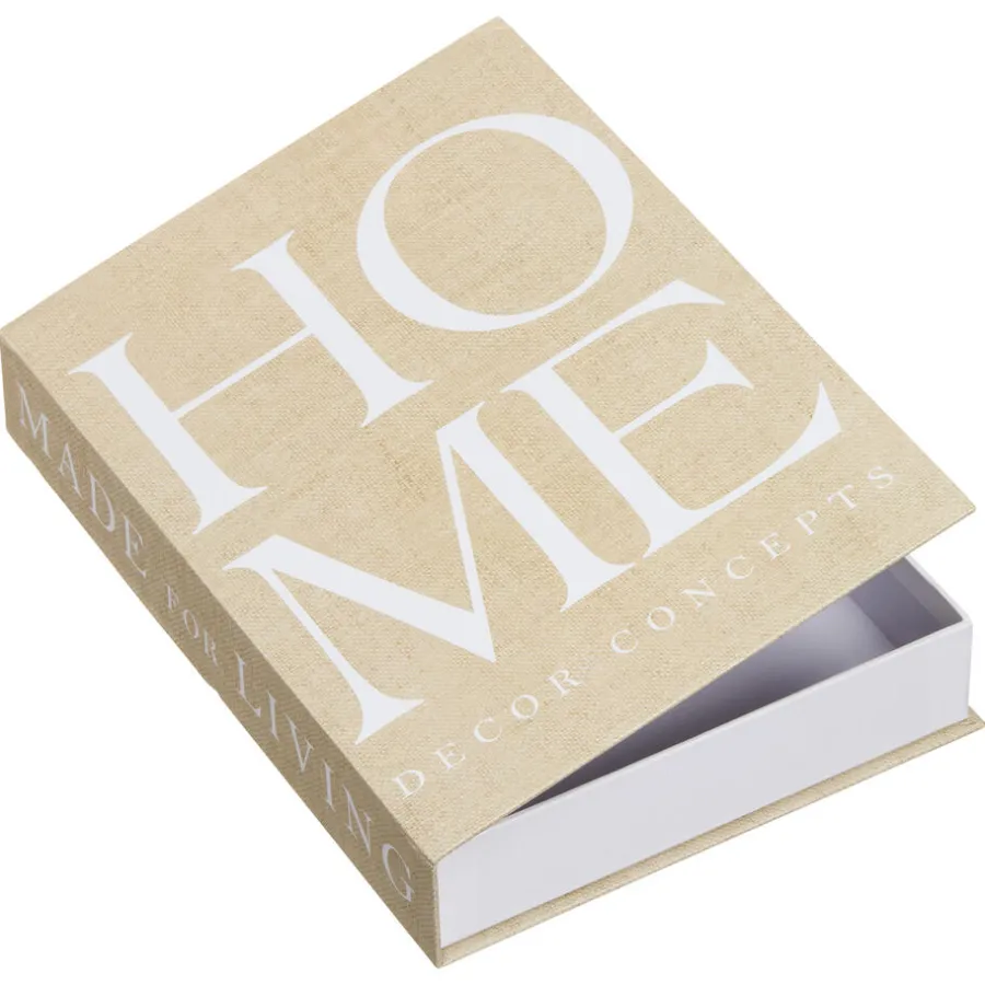 Kwantum Decoratieve Opbergdozen*Opbergboek Home 21x30x5 Cm