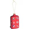 Kwantum Kerstballen & Kerstornamenten*Ornament Koffer Rood