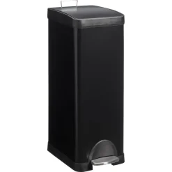 Kwantum Afvalbakken*Pedaalemmer Rechthoek 30 Liter Zwart