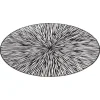 Kwantum Kerstservies|Placemats*Placemat Marsha Zwart ⌀38 Cm
