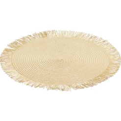 Kwantum Placemats|Placemats*Placemat Rond Naturel