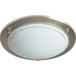 Kwantum Plafondlampen*Plafondlamp Athan Nikkel