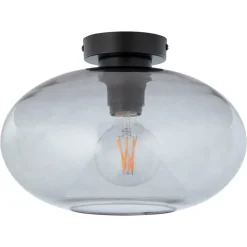 Kwantum Plafondlampen*Plafondlamp Baldur Zwart ø 35 Cm