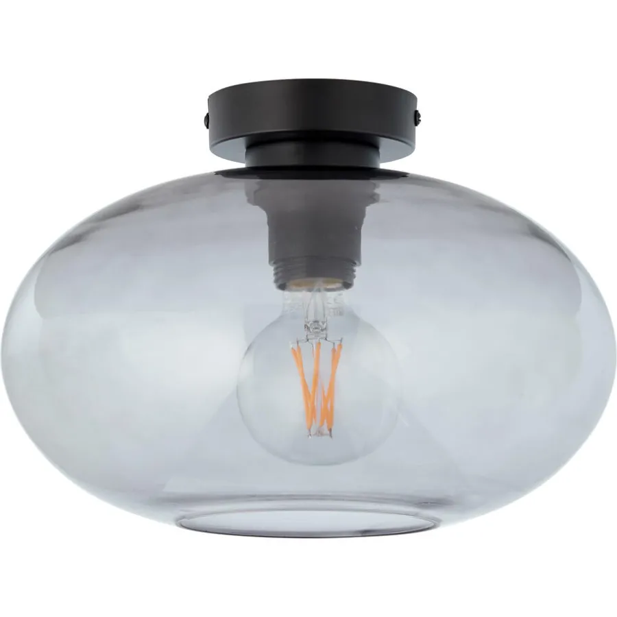 Kwantum Plafondlampen*Plafondlamp Baldur Zwart ø 35 Cm