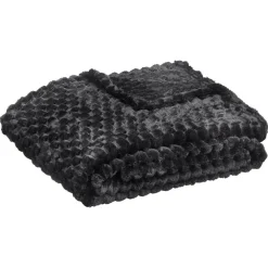 Kwantum Plaids*Plaid Fiesole - 150x200 Cm Zwart