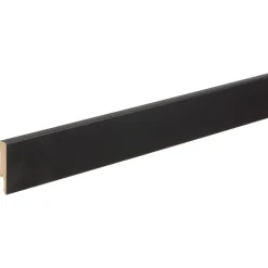 Kwantum Plinten*Plakplint MDF Zwart 7,5 X 240 Cm 240x7,5 Cm