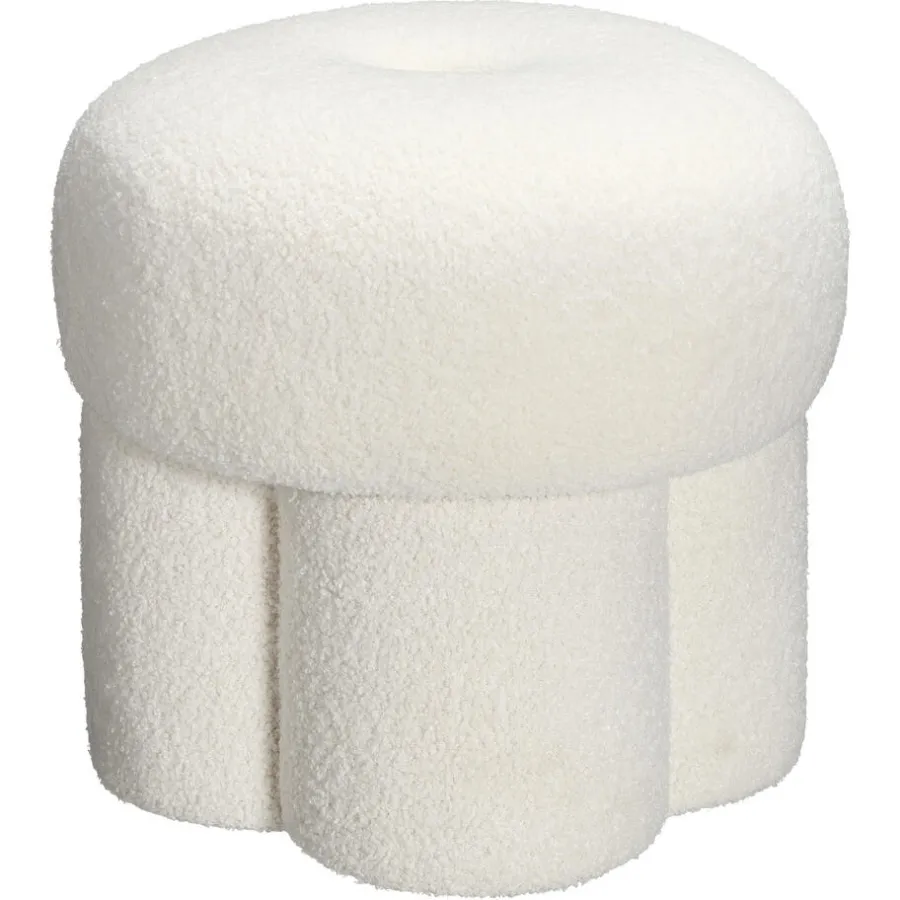 Kwantum Poefen & Hockers*Poef Donutti Wit