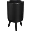 Kwantum Afvalbakken*Prullenbak Pootjes 7 Liter Zwart