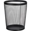 Kwantum Afvalbakken|Badkameraccessoires*Prullenmand Mesh 7 Liter Zwart