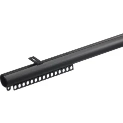Kwantum Gordijnrails*Railroedeset 200 Cm Zwart Metaal - Ø28mm