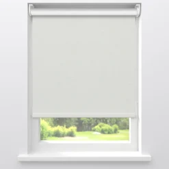 Kwantum Rolgordijnen*Rolgordijn Cloe Verduisterend Wit