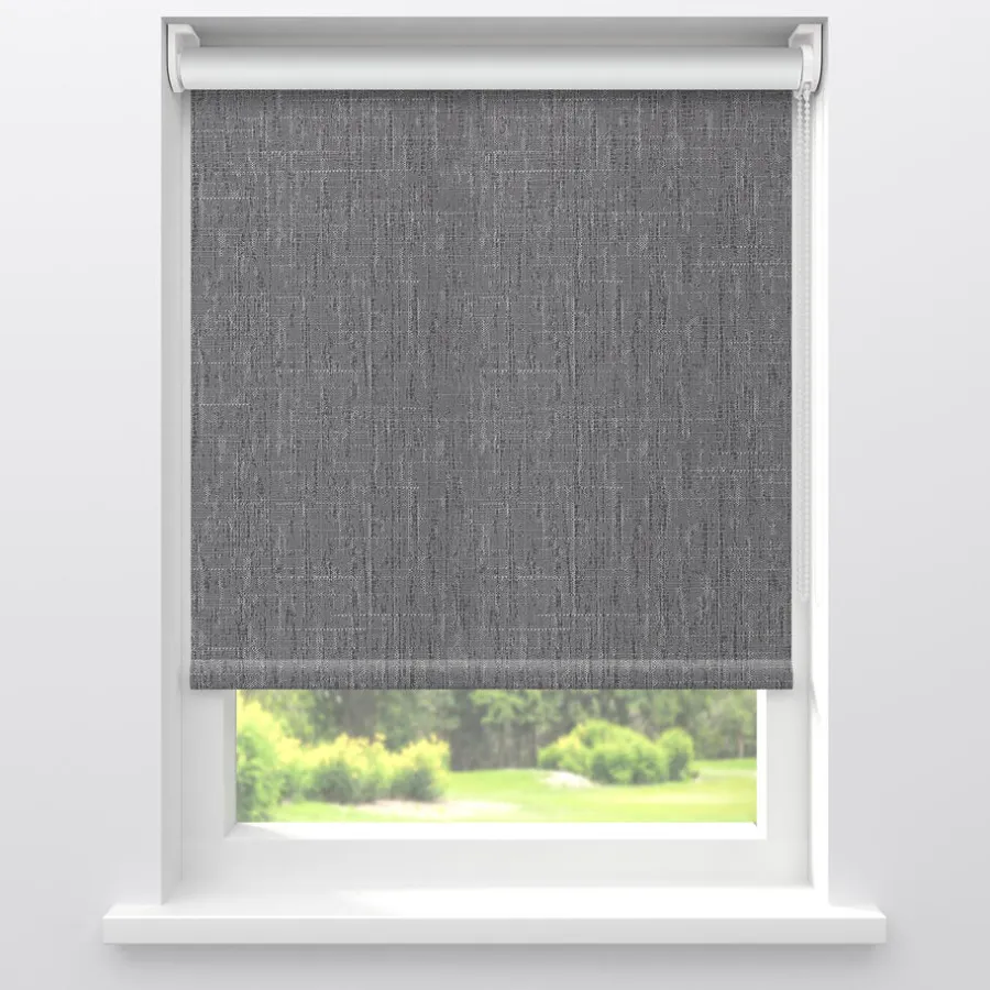 Kwantum Rolgordijnen*Rolgordijn Xem Verduisterend Antraciet