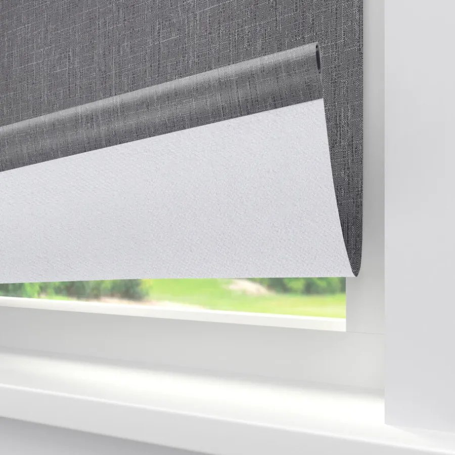 Kwantum Rolgordijnen*Rolgordijn Xem Verduisterend Antraciet