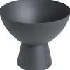 Kwantum Decoratie Schalen|Schalen*Schaal Op Voet Esthetic Metaal Zwart ø 20 Cm