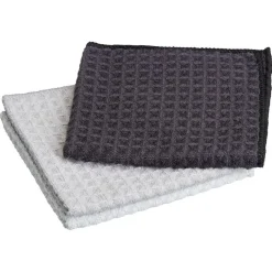 Kwantum Schoonmaken*Schoonmaakdoek /Grijs - 3 Stuks Zwart