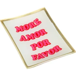 Kwantum Decoratie Schalen*Sieradenschaal More Amor Por Favor Multicolor