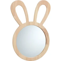 Kwantum Spiegels*Spiegel Konijn Hout