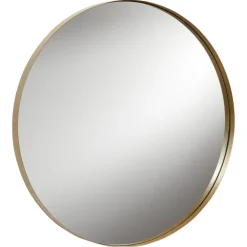 Kwantum Spiegels*Spiegel Verona Ø75 Cm Goud