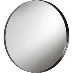 Kwantum Spiegels*Spiegel Verona Ø75 Cm Zwart