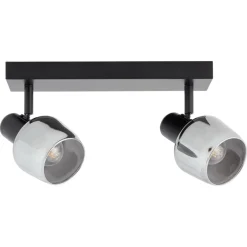 Kwantum Spots*Spot Cala 2-Lichts Zwart