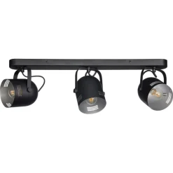 Kwantum Spots*Spot Secna Zwart - 3-Lichts