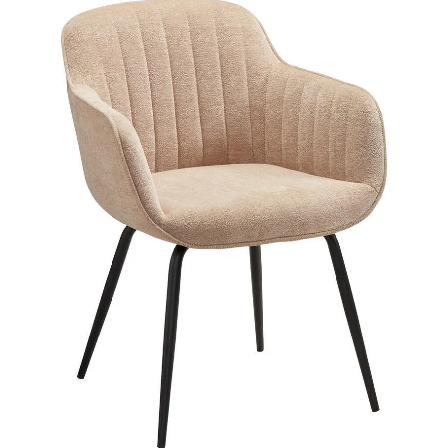 Kwantum Eetkamerstoelen*Stoel Como Caramel Camel