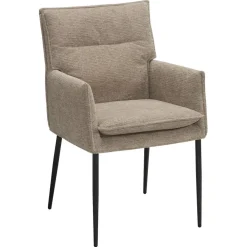 Kwantum Eetkamerstoelen*Stoel Montenero Taupe