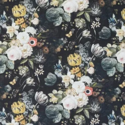 Kwantum Stoffen*Stof Elise Zwart